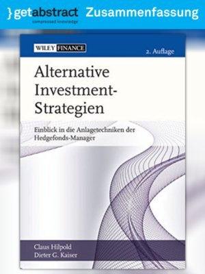 cover image of Alternative Investment-Strategien (Zusammenfassung)